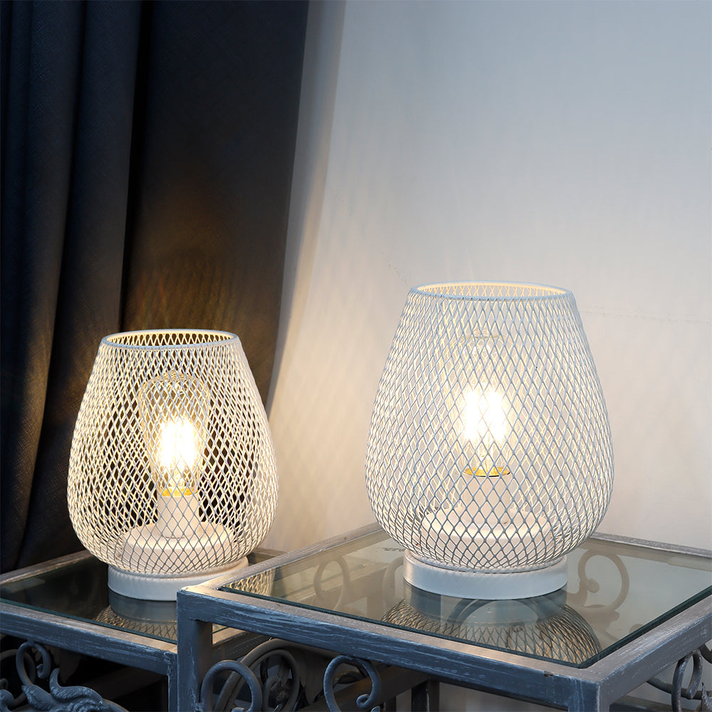 6.7" Tall Battery Powered Outdoor Table Lamp